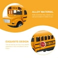 Sipeihong Mini School Bus Toy Children Educational School Bus Model