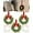A-3pcs, variant on JEWLALO 3PCS Mini Christmas Wreaths for Cabinets, 6" Tiny Holiday Wreaths with Pinecones, Red Berries & Bows, Festive Xmas Mini Garland Decor for Cabinets, Chairs, Windows & Gifts