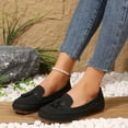 thumbnail image 4 of Women's Slip On Loafers, Soft Round Toe Flat Anti Slip Casual Walking Daily Wear Shoes, 4 of 4
