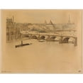 thumbnail image 3 of Eugène Béjot 18x15 Black Modern Framed Museum Art Print Titled - The Pont-Neuf, Large Arm of the Seine. (1867 - 1931), 3 of 5