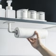 thumbnail image 2 of 10 ganchos de plástico ABS para baño, resistentes y adhesivos, para pared., 2 of 5