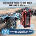 thumbnail image 2 of Hosim 5200mAh 7.4V Li-Po Rechargeable Battery X07 Truggy High Speed RC Truck Accessory Supplies, 2 of 6