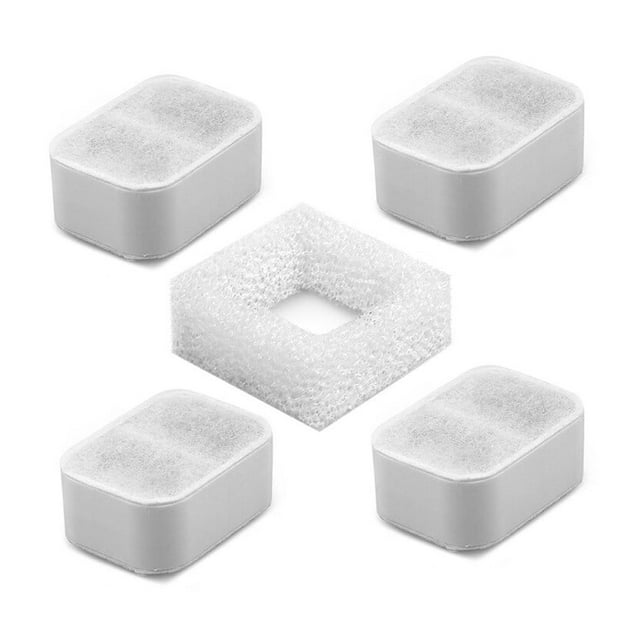 4 Pieces Home Universal Electric Refills Replacing Spare Pet Water Feeder Filter Drinker Filters Feeders Repair Upgrade Refills Spare Parts