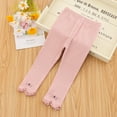 thumbnail image 4 of Esaierr Little Girls Footless Leggings Tight Cotton Thin Leggings Toddler Baby Solid Skinny Stretch Trousers Legging 1-7 Years, 4 of 9