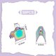 thumbnail image 3 of 50Pcs Ion Plating(IP) 304 Stainless Steel Ribbon Crimp Ends Rainbow Color 9.5x10.5mm Hole: 1.5x3mm, 3 of 6