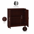 thumbnail image 4 of Bush Furniture Cabot Small Storage Cabinet in Harvest Cherry - Engineered Wood, 4 of 5