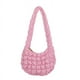 thumbnail image 1 of Bolso Hombro para Mujer Bolso Mensajero en La Nube Bolsos Sólidos Informales Plisados ​​(Rosa), 1 of 6