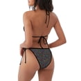 thumbnail image 2 of Zufioo Musical Notes for Women's Bikini Set,High Elastic Swimsuit and Swim Trunks Two-piece Set-Removable Chest Pad,Strap Style,Pool and Beach Swimwear-X-Large, 2 of 7