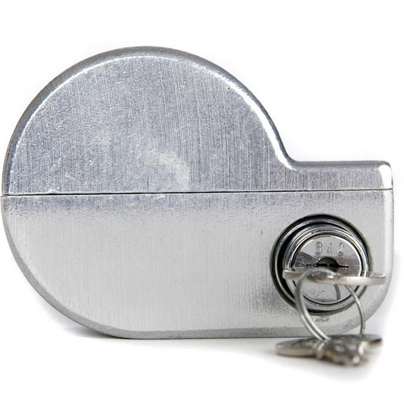 Jendyk Universal Fit Air Brake Truck Lock, Single Knob, Keyed Differently, Cast Aluminum