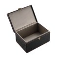thumbnail image 1 of Caja bloqueadora de señal de cuero para llaves de coche, tarjetas de teléfono, bloqueador de señal de entrada sin llave, 1 of 4