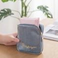 thumbnail image 3 of SPRING PARK Women Cute Sanitary Pad Pouch Napkin Organizer Key Coin Purse Storage Bag, 3 of 7