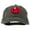 Black, variant on Yin and Yang Logo Embroidered Pigment Dyed Cap - Dk Green OSFM