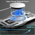 thumbnail image 4 of KOMI for iPhone 16 MagSafe Case with Adjustable Metal Camera Lens Cover Stand with 1 Screen Protector,[Military-Grade Protection] Rugged Heavy Duty Magnetic Case for iPhone 16 6.1" Grey, 4 of 5
