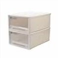 thumbnail image 3 of Obstnny Plastic Storage Drawer Unit, Stacking Storage Bin, 2 Packs, 17.8 Quart, 3 of 4