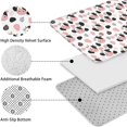 thumbnail image 5 of White Cow Black Spot Geometric Pattern Bathroom Rugs Sets 3 Piece,Toilet Cover Set,Absorbent Non Slip Bathroom Mats Sets with U-Shaped Contour Rug Toilet Rug Set, 5 of 5
