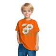 thumbnail image 3 of RXIRUCGD 2025 Vêtements d'Été pour Enfants T-shirt Imprimé Mode Mignon Col Rond Manches Courtes, 3 of 5