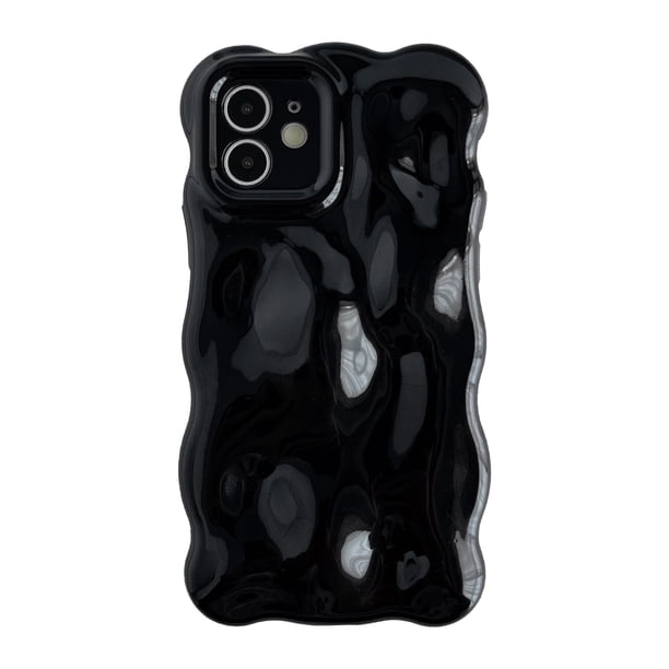 Funda Caseative para iPhone 12 Ondas de Agua Negra