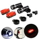 thumbnail image 4 of Juego de 2 luces LED de 5 luces delanteras y traseras para bicicleta con asiento de fijación, 4 of 8