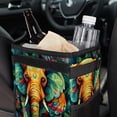 thumbnail image 6 of Elephant Foldable Car Garbage Can with Lid, Leak-Proof, Hanging Storage Bag - Trash Can for Car, Mini Trash Can, 6 of 6