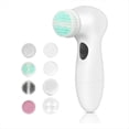 thumbnail image 1 of Limpiador Eléctrico, Cepillo para Lavar el Rostro con 8 Cabezales para Hombres y Mujeres, Uso Diario, Ideal para Viajes., 1 of 7