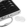 thumbnail image 3 of ADDHAT Caja Para De Monedas De Metal Plata Con Tapa Transparente Y Resistente, 3 of 6