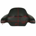thumbnail image 5 of Motorcycle Chopped Trunk Backrest Pad Two Up Mount Fit For Harley Tour Pak Road Glide 14-20, 5 of 5
