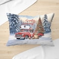 thumbnail image 3 of Santa is Coming Boxer Merry Christmas Xmas Noel Truck Tree Pillow Cushion Double Sided Boxers Dog Lover Gifts Idea Throw Pillow - 02023, 3 of 4