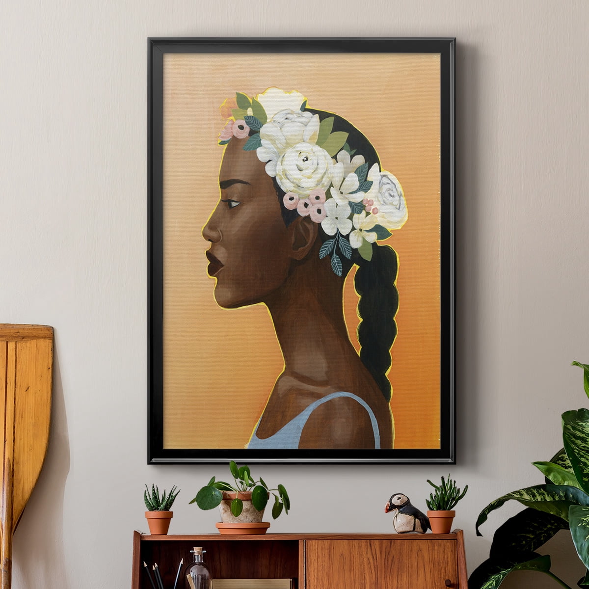 Modern Laurel II Premium Framed Print - Ready to Hang