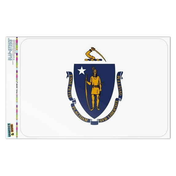 Massachusetts State Flag Home Business Office Sign