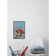 thumbnail image 6 of Giraffe's Red Hat Floater Framed Painting Print on Canvas, 6 of 6