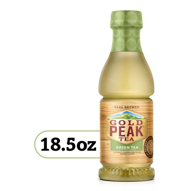 Gold Peak Sweetened Green Iced Tea Drink, 18.5 fl oz