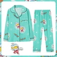 thumbnail image 1 of Spiderman Marvels Anime Conjunto de pijamas para niños Primavera y otoño Seda de hielo Niñas delgadas Niños Rojo Año natal Año nuevo Ropa para el hogar16 altura 130-140 cm zhangmengya CONDUJO, 1 of 2