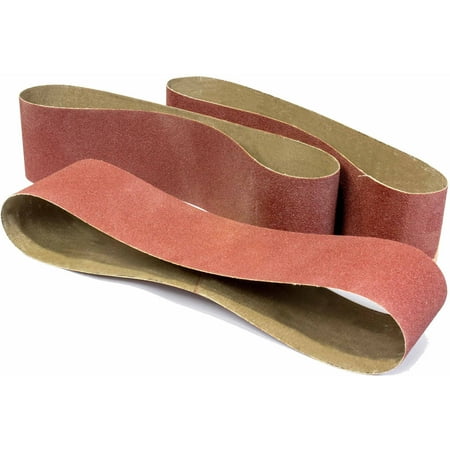 WEN 80-Grit 4-Inch X 36-Inch Belt Sander Sandpaper, 3-Pack