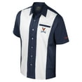 thumbnail image 2 of Men's Colosseum Navy Virginia Cavaliers Strike Bowling Button-Up Shirt, 2 of 3
