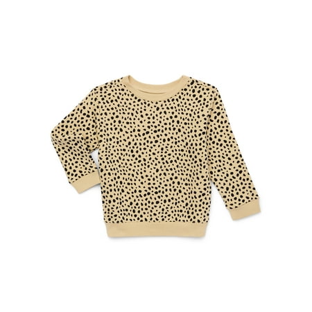 Garanimals Toddler Girl Print Fleece Sweatshirt, Sizes 2T-5T