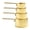 Golden, variant on NUTEDOM Stainless Steel Measuring Cups & Spoon Set - Gold, 4PCS