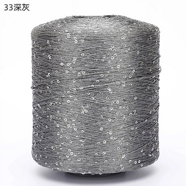 500G Summer Ice Silk Glitter Yarn Sequin Yarn Hand Crochet Thread Knitting Clothes Needlework
