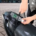 thumbnail image 3 of Upgrade Cargo Net for Motorcycle Helmet Storage, 10"X11" High-Elastic Double Layer Bungee Net with 4 Strong Hooks, Luggage Strap Rack Expansion, 3 of 5