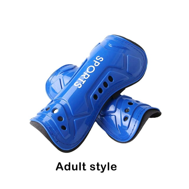 Baohd Durable Construction Calf Protector For Adult Soccer Training Adjustable Protective Leg Sleeves adult blue 1Set