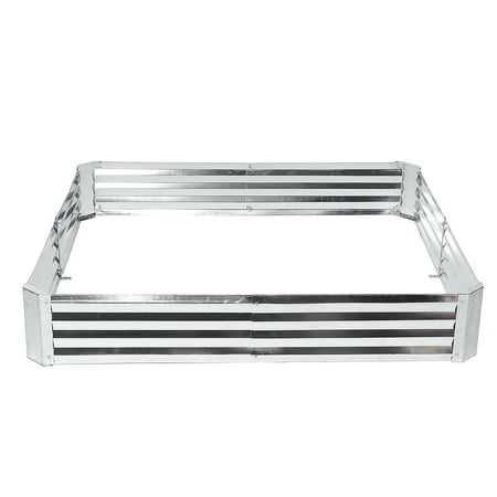 Asewin 4ft X Raised Garden Bed Metal Patio Backyard Flower Asewin 4ft X Raised Garden Bed