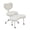Beige + faux fur + Foam, variant on Ardescere Artificial Rabbit Hair Meditation Chair Plus, Cross Legged Desk Chair With Wheels and Adjustable Stool, ADHD Chair With Lumbar Support for Home Office, Beige, 1-Pack