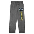 thumbnail image 7 of Godzilla Strikes Back Men's Athletic Heather Sleep Pajama Pants -Small, 7 of 7