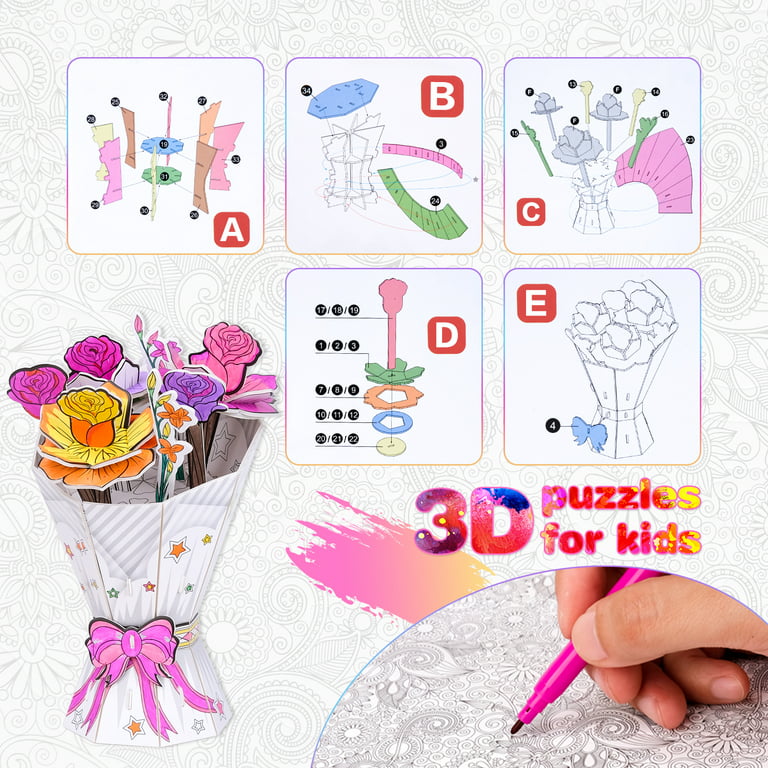 Online Puzzle Games for 3, 4, 5 year old kids: Flower