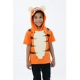 thumbnail image 2 of Disney Winnie the Pooh Tigger Hooded Matching Family Cosplay T-Shirt Infant to Little Kid, 2 of 5