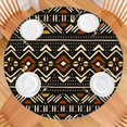 thumbnail image 2 of Vibrant Bohemian Floral Round Table Cover with Elastic Edging, Perfect Fit for 52-56 Inch Tables, Durable for Home Use, 2 of 7