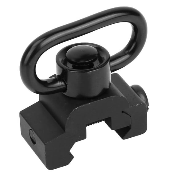 Quickwittc Quick Detach Sling Swivel Kit QD Push Button Adapter for 21mm Picatinny Rail Mount
