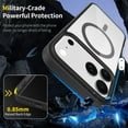 thumbnail image 3 of [PST] iPhone 17 Pro Max Case, Transparent Hard PC Hybrid Back Cover with Magnetic MagSafe Compatible, 3 of 4