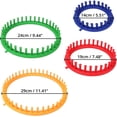 thumbnail image 4 of Loom Round Plastic Knitting Ring Set With Hook And Needle - Sizes 14/19/24/29 Cm - Loom Knitting Chair Knitting Loom Row Counter Knitting For Looming, Hats, Scarves, Sweaters, 4 of 8