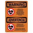 thumbnail image 1 of SignMission OS-WS-A-1218-L-12751 12 x 18 Po Panneau d'Avertissement OSHA - Stimulateurs Cardiaques Arrêt Rf Micro-Ondes Bilingue, 1 of 1
