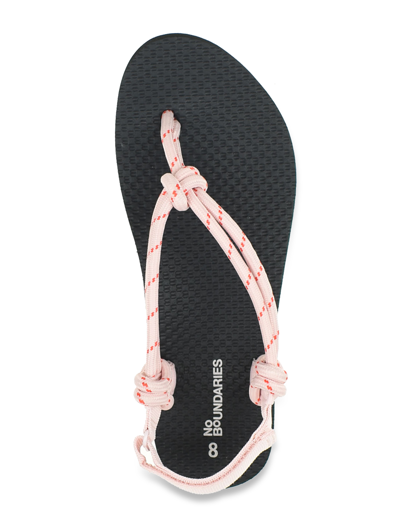 No Boundaries Women's Rope Thong Sandal
